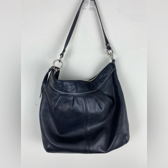 Coach Bags Coach Large Black Leather Shoulder Bag Crossbody
